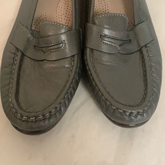 SAS‎ TRIPAD LEATHER SILVER METALLIC SHOES SIZE 8 - Picture 5 of 6